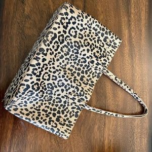 Large Carolina Hill Leopard Print Tote
